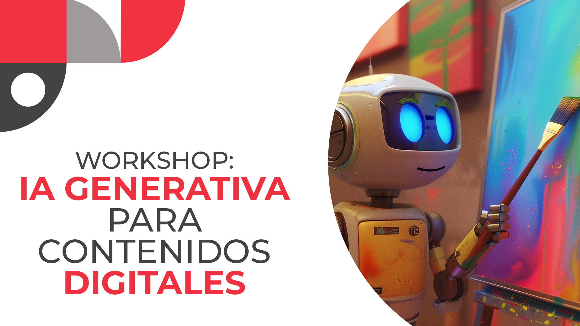 Imagen ilustrativa del curso de Workshop: IA Generativa para Contenidos Digitales